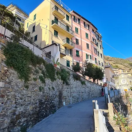 San Giovanni Apt, Seaview Terrace, 2 Aircondo Bdr, Easy From Train Or Private Parking Apartment Riomaggiore